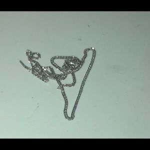 18K WHITE GOLD BRACELET CHAIN NO CLASPS